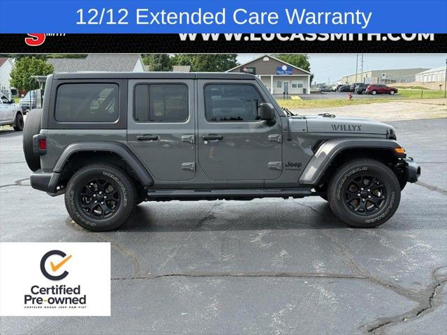2021 Jeep Wrangler Unlimited Willys 4x4 2021 Jeep Wrangler Unlimited Willys 4x4