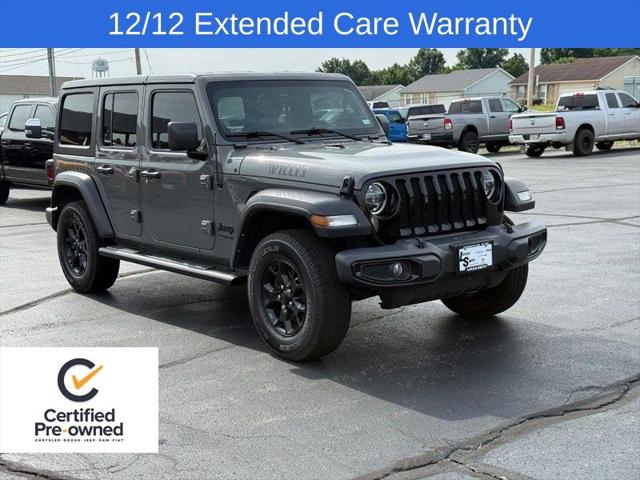 2021 Jeep Wrangler Unlimited Willys 4x4 2021 Jeep Wrangler Unlimited Willys 4x4