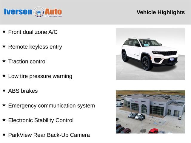 2025 Jeep Grand Cherokee GRAND CHEROKEE ALTITUDE X 4X4 2025 Jeep Grand Cherokee GRAND CHEROKEE ALTITUDE X 4X4