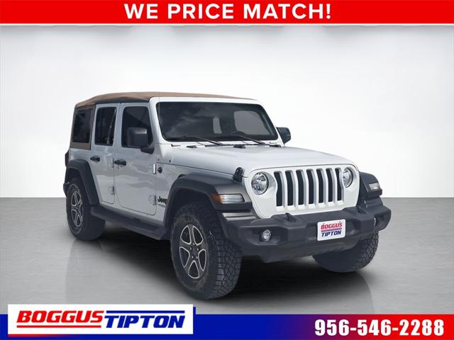 2020 Jeep Wrangler Unlimited Black and Tan 4X4