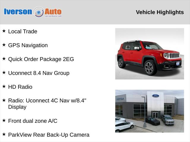 2018 Jeep Renegade Limited 4x4 2018 Jeep Renegade Limited 4x4