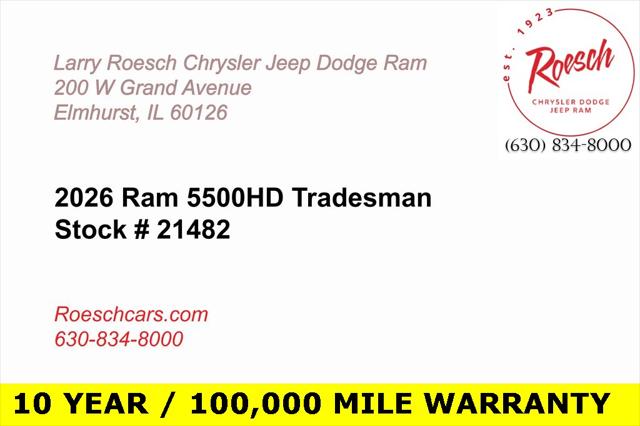 2026 RAM Ram 5500 Chassis Cab RAM 5500 TRADESMAN CHASSIS CREW CAB 4X4 84 CA 2026 RAM Ram 5500 Chassis Cab RAM 5500 TRADESMAN CHASSIS CREW CAB 4X4 84 CA