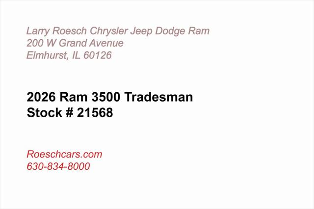 2026 RAM Ram 3500 RAM 3500 TRADESMAN CREW CAB 4X4 8 BOX 2026 RAM Ram 3500 RAM 3500 TRADESMAN CREW CAB 4X4 8 BOX