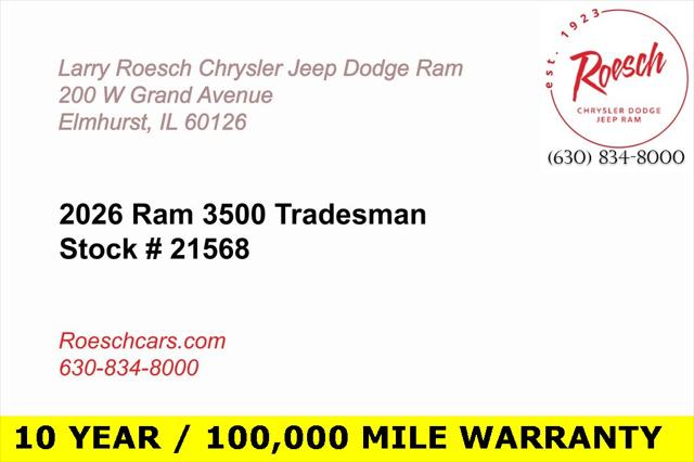 2026 RAM Ram 3500 RAM 3500 TRADESMAN CREW CAB 4X4 8 BOX 2026 RAM Ram 3500 RAM 3500 TRADESMAN CREW CAB 4X4 8 BOX