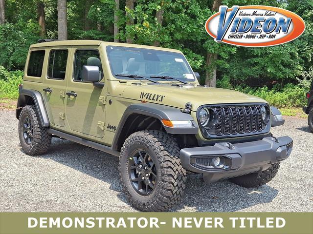 2025 Jeep Wrangler WRANGLER 4-DOOR WILLYS 2025 Jeep Wrangler WRANGLER 4-DOOR WILLYS