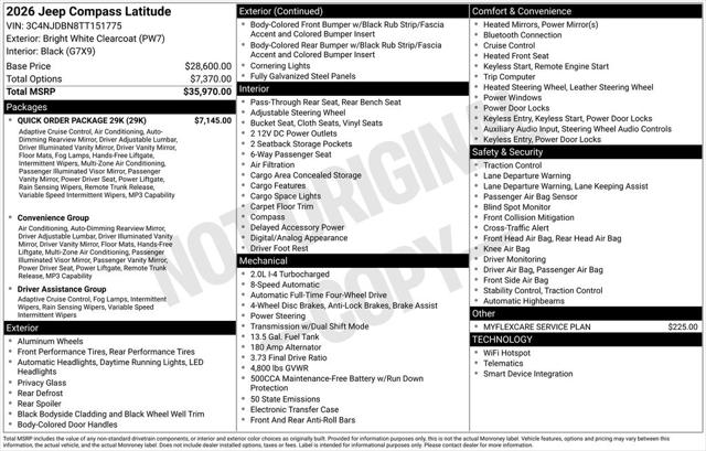 2026 Jeep Compass Latitude