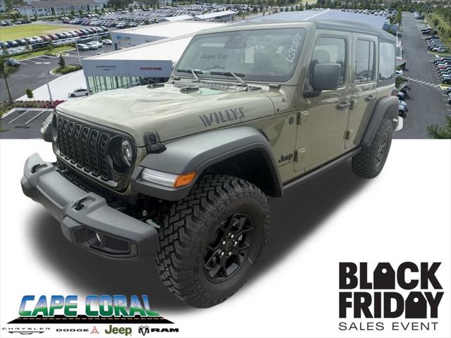 2025 Jeep Wrangler WRANGLER 4-DOOR WILLYS 2025 Jeep Wrangler WRANGLER 4-DOOR WILLYS