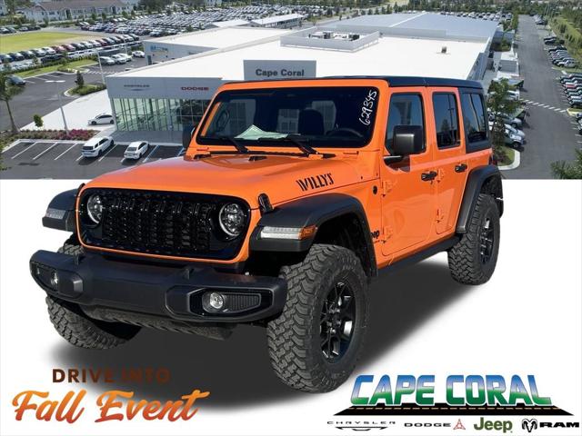 2025 Jeep Wrangler WRANGLER 4-DOOR WILLYS 2025 Jeep Wrangler WRANGLER 4-DOOR WILLYS