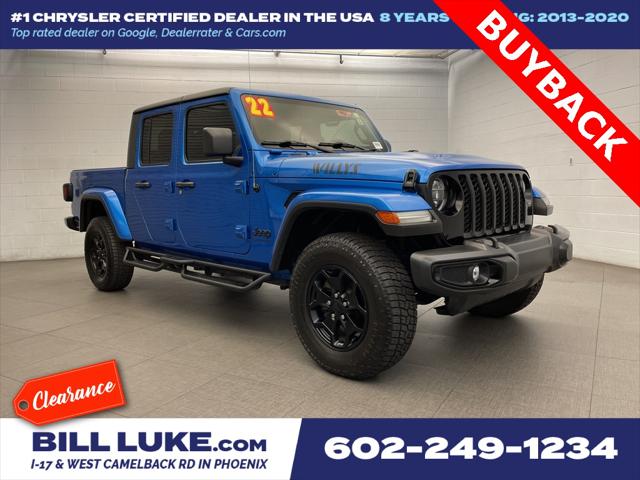 2022 Jeep Gladiator Willys 4x4