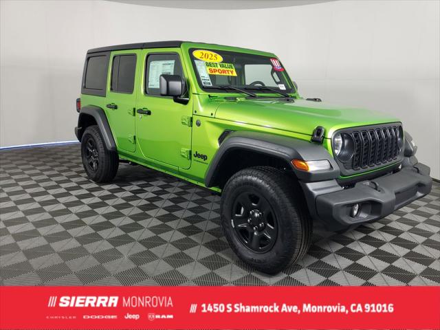 2025 Jeep Wrangler WRANGLER 4-DOOR SPORT 2025 Jeep Wrangler WRANGLER 4-DOOR SPORT