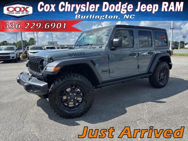 2025 Jeep Wrangler WRANGLER 4-DOOR WILLYS 2025 Jeep Wrangler WRANGLER 4-DOOR WILLYS