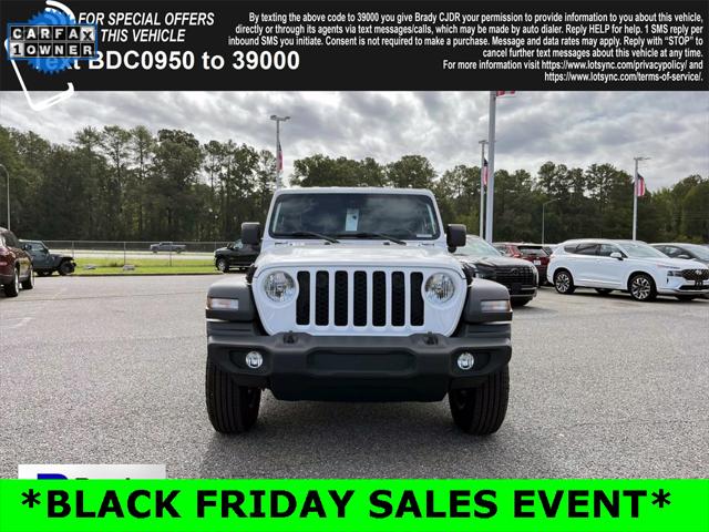 2024 Jeep Wrangler 4-Door Sport S 4x4 2024 Jeep Wrangler 4-Door Sport S 4x4