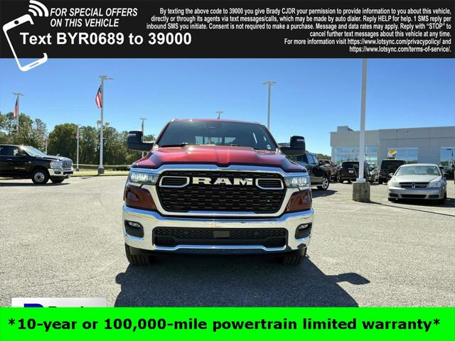 2026 RAM Ram 1500 RAM 1500 BIG HORN CREW CAB 4X4 57 BOX 2026 RAM Ram 1500 RAM 1500 BIG HORN CREW CAB 4X4 57 BOX