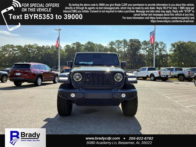 2025 Jeep Wrangler WRANGLER 4-DOOR WILLYS 2025 Jeep Wrangler WRANGLER 4-DOOR WILLYS