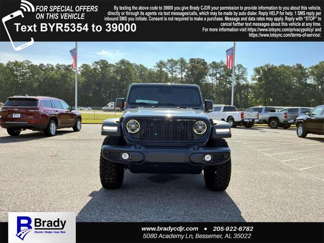 2025 Jeep Wrangler WRANGLER 4-DOOR WILLYS 2025 Jeep Wrangler WRANGLER 4-DOOR WILLYS