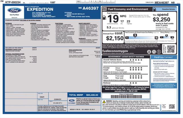 2021 Ford Expedition XLT 2021 Ford Expedition XLT