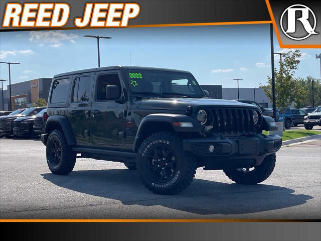 2022 Jeep Wrangler Unlimited Willys 4x4 2022 Jeep Wrangler Unlimited Willys 4x4