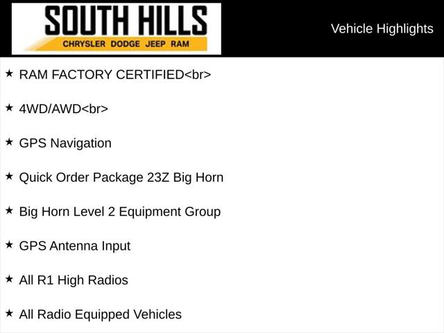 2022 RAM 1500 Big Horn Crew Cab 4x4 57 Box