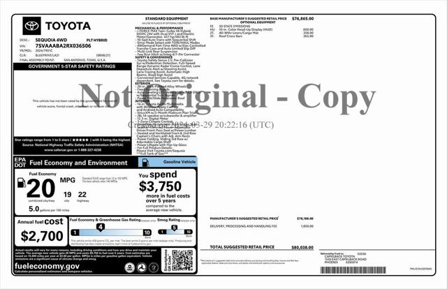 2024 Toyota Sequoia Platinum 2024 Toyota Sequoia Platinum