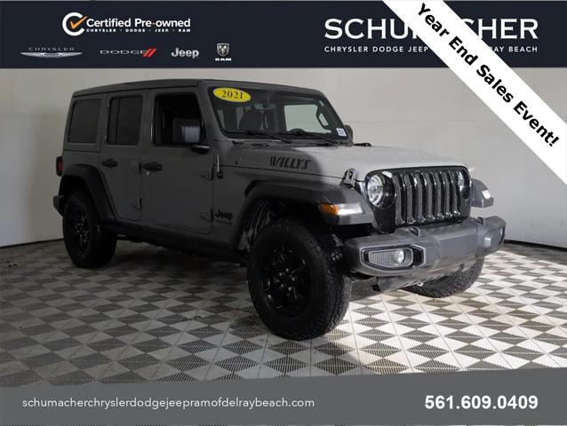 2021 Jeep Wrangler Unlimited Willys 4x4 2021 Jeep Wrangler Unlimited Willys 4x4