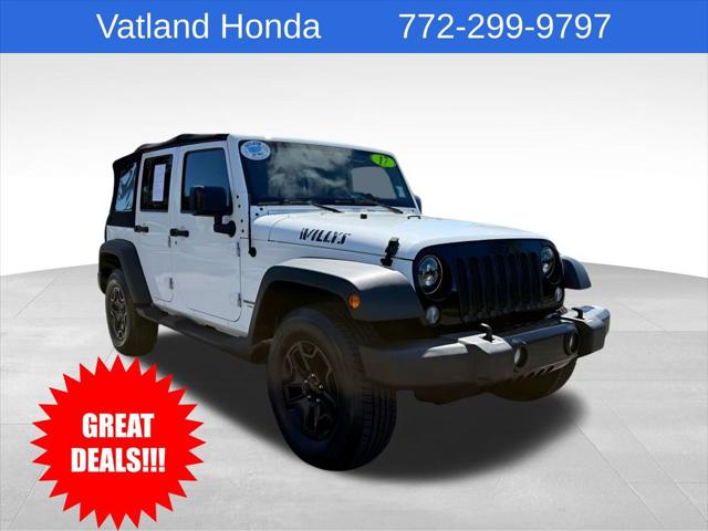 2017 Jeep Wrangler Unlimited Willy Wheeler 4x4 2017 Jeep Wrangler Unlimited Willy Wheeler 4x4