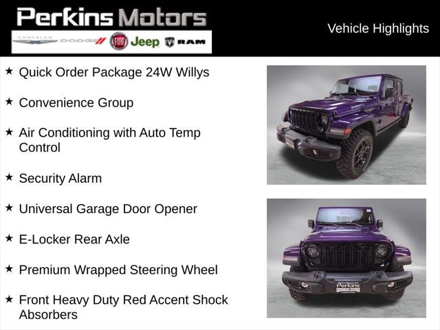 2026 Jeep Gladiator GLADIATOR WILLYS 4X4