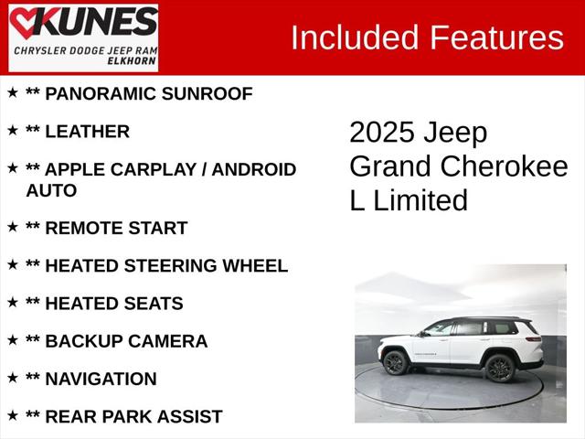 2025 Jeep Grand Cherokee GRAND CHEROKEE L LIMITED 4X4 2025 Jeep Grand Cherokee GRAND CHEROKEE L LIMITED 4X4