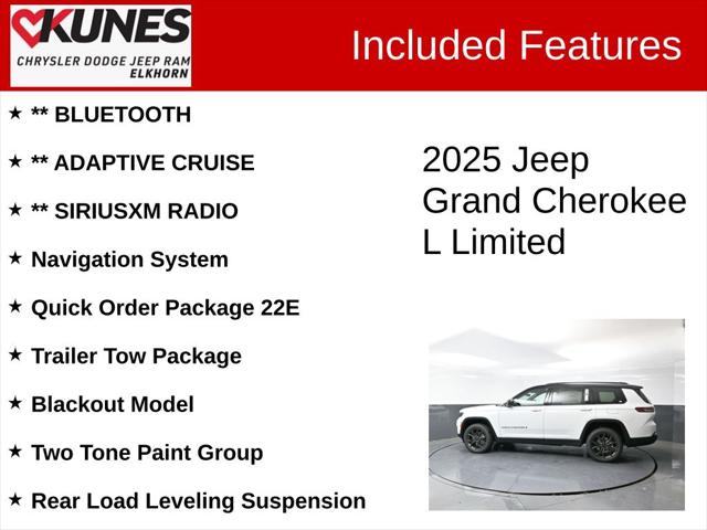 2025 Jeep Grand Cherokee GRAND CHEROKEE L LIMITED 4X4 2025 Jeep Grand Cherokee GRAND CHEROKEE L LIMITED 4X4