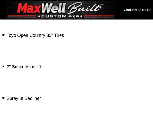 2026 Jeep Gladiator GLADIATOR TEXAS TRAIL 4X4