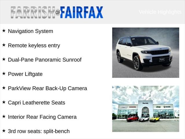 2025 Jeep Grand Cherokee GRAND CHEROKEE L LIMITED 4X4 2025 Jeep Grand Cherokee GRAND CHEROKEE L LIMITED 4X4