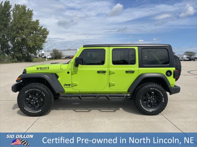 2021 Jeep Wrangler Unlimited Willys 4x4 2021 Jeep Wrangler Unlimited Willys 4x4