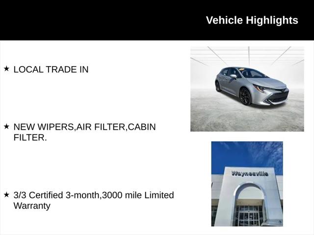 2022 Toyota Corolla Hatchback XSE