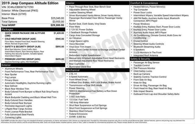 2019 Jeep Compass Altitude FWD