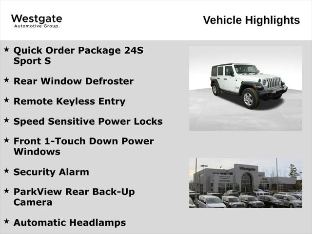 2018 Jeep Wrangler Unlimited Sport S 4x4 2018 Jeep Wrangler Unlimited Sport S 4x4