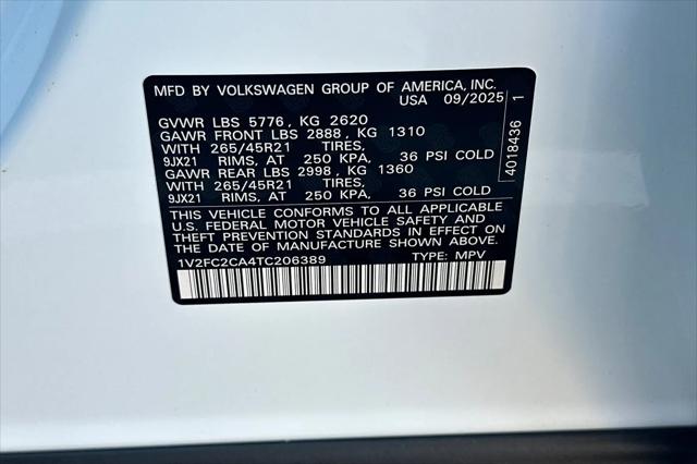 2026 Volkswagen Atlas Cross Sport SEL Premium R-Line