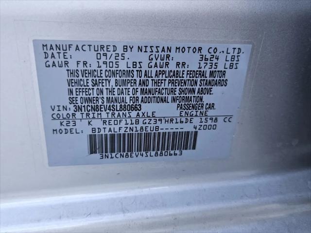 2025 Nissan Versa 1.6 SV