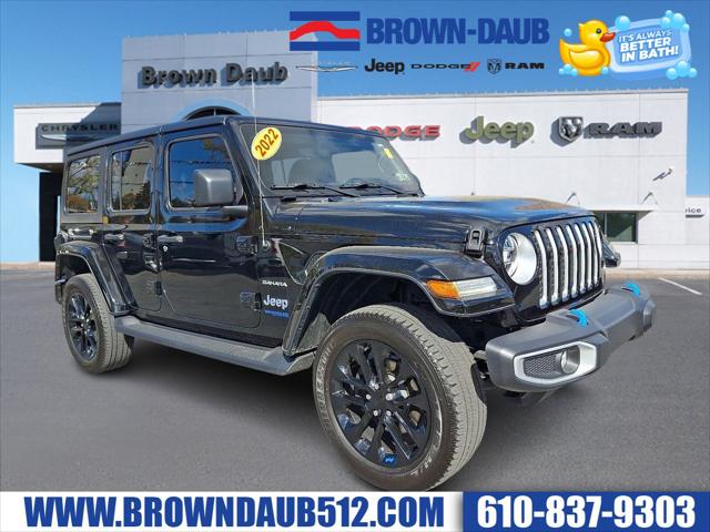 2022 Jeep Wrangler 4xe Unlimited Sahara 4x4 2022 Jeep Wrangler 4xe Unlimited Sahara 4x4