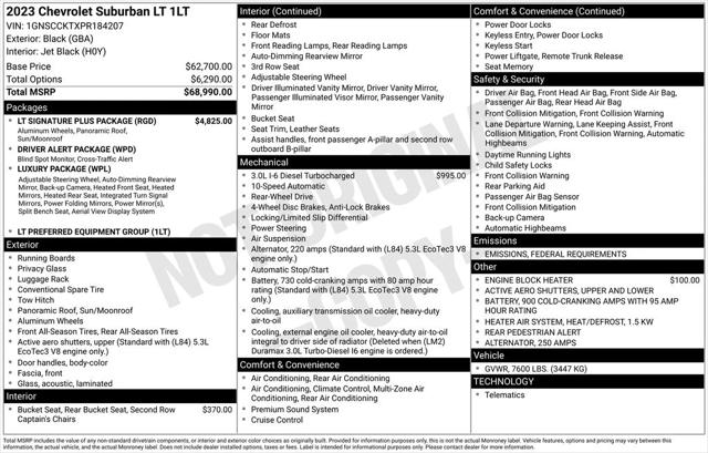 2023 Chevrolet Suburban 2WD LT