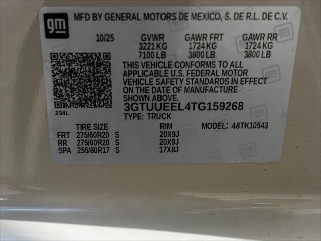 2026 GMC Sierra 1500 Crew Cab, Short Bed, AT4, 4WD