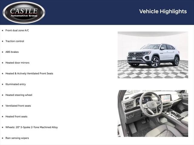 2026 Volkswagen Atlas Cross Sport SE with Technology