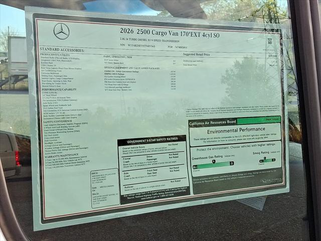 2026 Mercedes-Benz Sprinter 2500 High Roof 4-Cyl Diesel