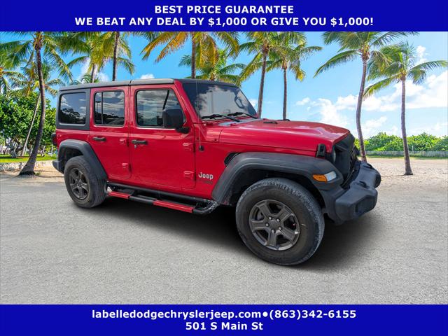 2019 Jeep Wrangler Unlimited Sport S 4x4 2019 Jeep Wrangler Unlimited Sport S 4x4