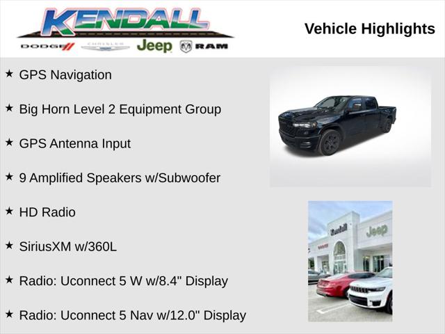 2025 RAM 1500 Big Horn Crew Cab 4x2 64 Box
