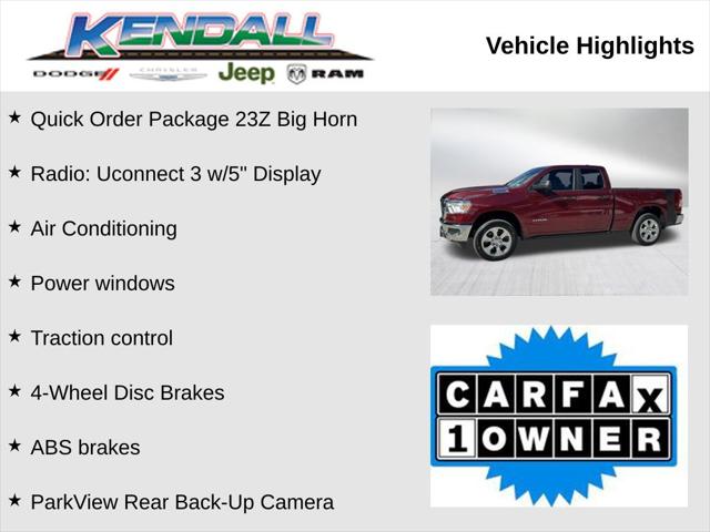 2023 RAM 1500 Big Horn Quad Cab 4x4 64 Box