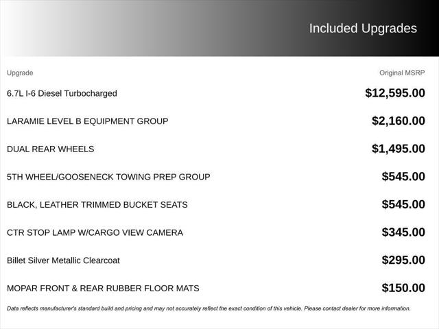 2024 RAM 3500 Laramie Crew Cab 4x4 8 Box