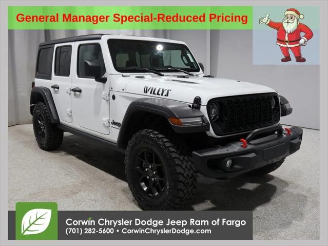 2024 Jeep Wrangler 4-Door Willys 4x4 2024 Jeep Wrangler 4-Door Willys 4x4