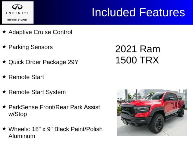 2021 RAM 1500 TRX Crew Cab 4x4 57 Box 2021 RAM 1500 TRX Crew Cab 4x4 57 Box