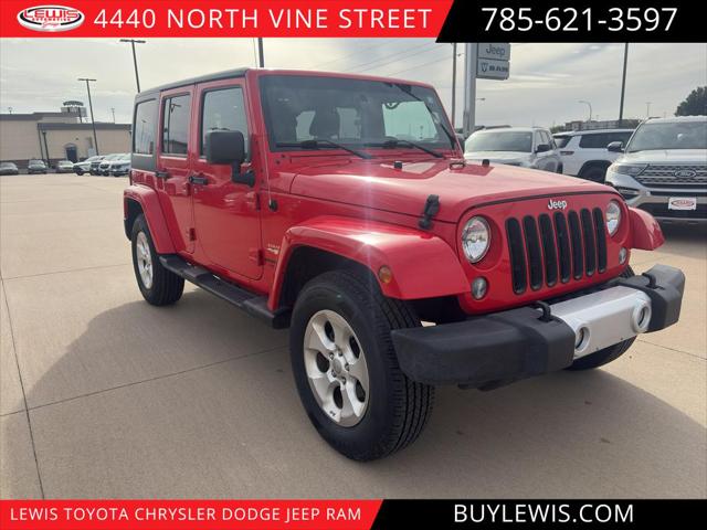2015 Jeep Wrangler Unlimited Sahara for sale in Hays, KS