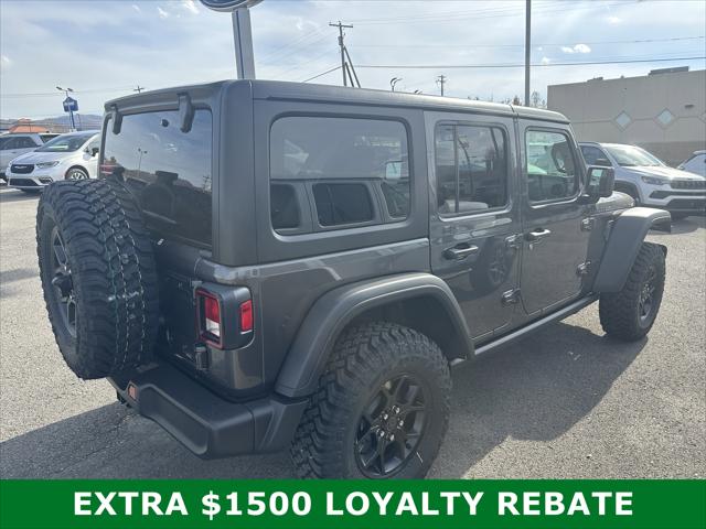 2026 Jeep Wrangler WRANGLER 4-DOOR WILLYS 2026 Jeep Wrangler WRANGLER 4-DOOR WILLYS