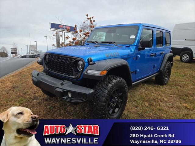 2026 Jeep Wrangler WRANGLER 4-DOOR WILLYS 2026 Jeep Wrangler WRANGLER 4-DOOR WILLYS